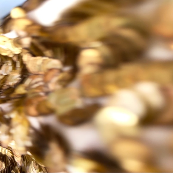 Alice + Olivia Metallic Sequin mini skirt XS gold - Picture 5 of 10